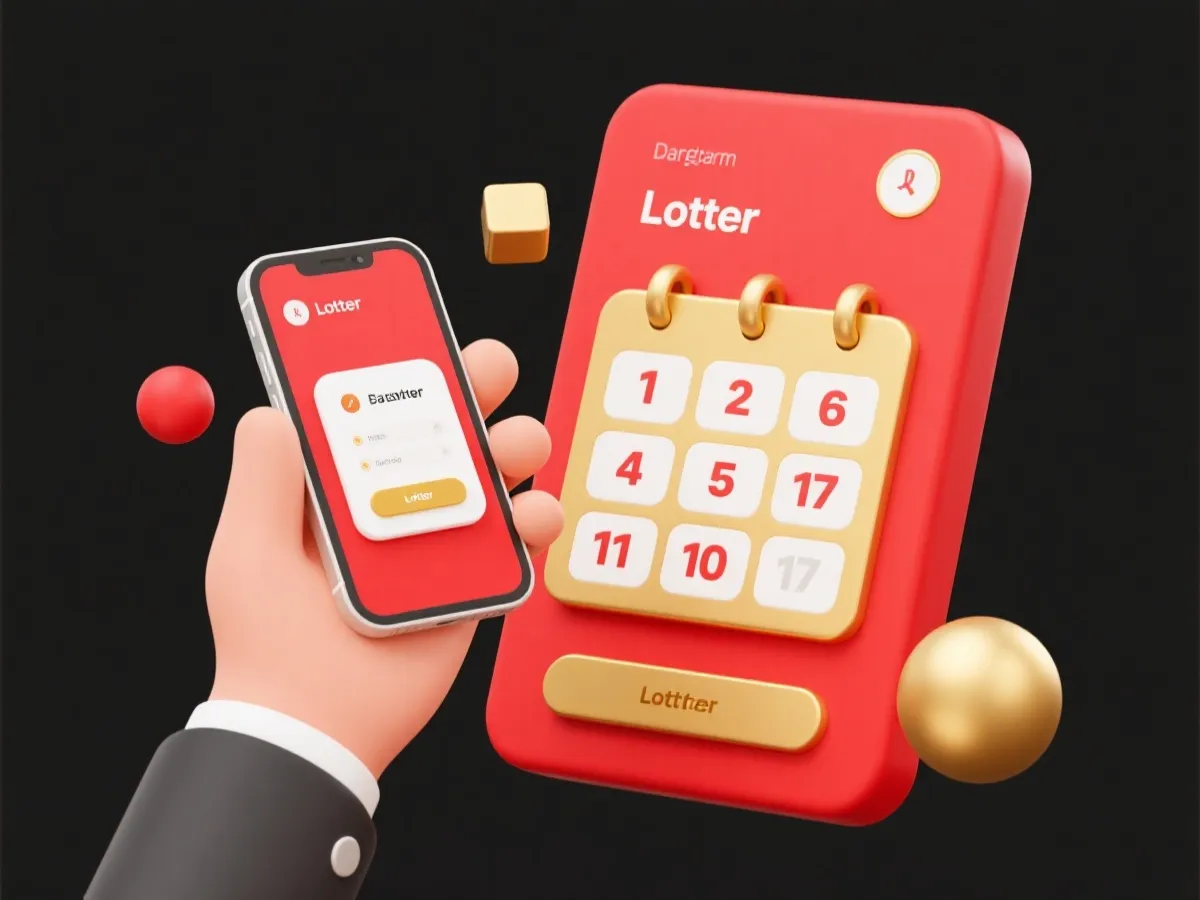 大樂透即時開獎公告示意圖